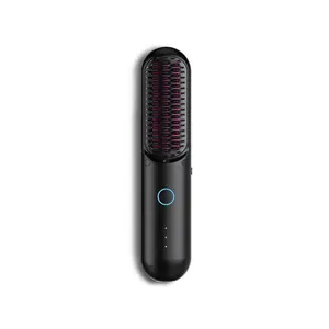 TYMO Wireless Hair Straightening Brush - Porta Pro Model, Black (Beauty & Personal Care Personal Care Appliance for Hair Styling)
