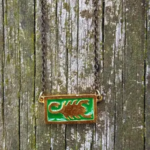 Scorpio Zodiac Charm Necklace