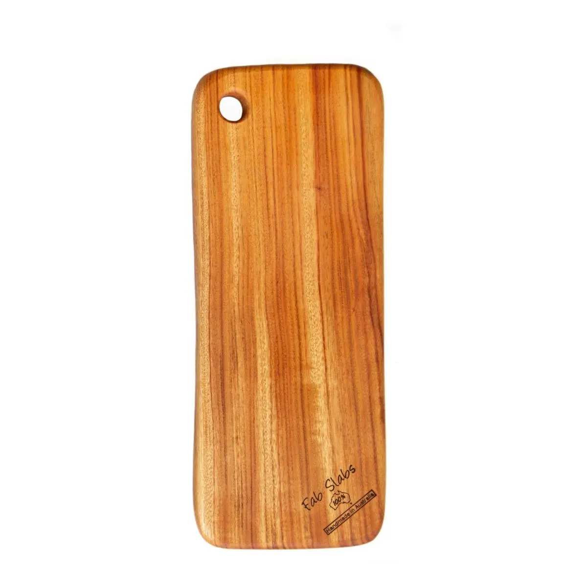 Natural Wood Rounded Rectangle Narrow Anti-Bacterial Cutting Board