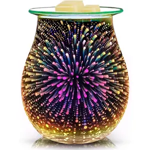 Glass Electric Wax Melts Warmer Wax Burner Melter  Warmer for  Office Bedroom Living Room Gifts & Decor ( )