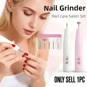 New USB Rechargeable Nail Drill, Portable Multifunctional Nail Care Tool for Thick Nails and Dead Skin Removal, Essential for Manicurists