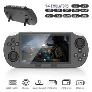New SF3000 Handheld Game Console PS1 Emulation 4.5 Inch HD Screen Dual Joysticks Retro Portable Console for Classic Games Playback