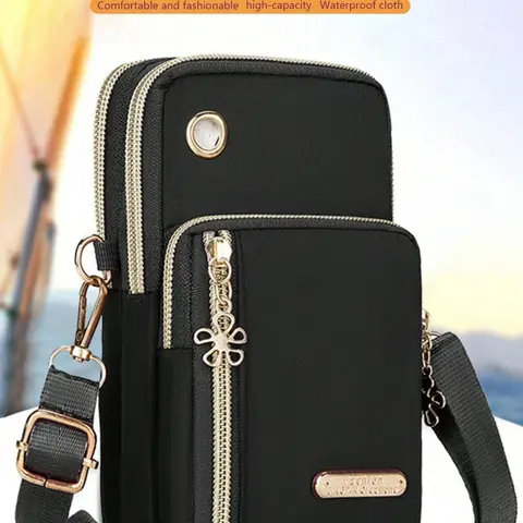 Women's Mini Crossbody Phone Bag, Vertical Wallet, Sports Arm Band, Earphone Hole, Casual Fashion, Fashionable Shoulder Bag for Work, Office, University, Gifts