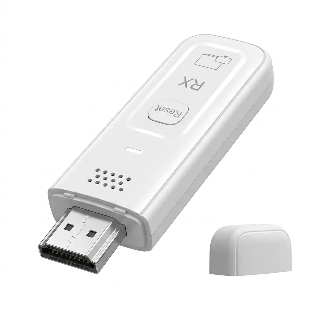 Alxum Wireless HDMI Transmitter & Receiver, 4K Casting Adapter Kit: Plug & Play & AirPlay/Miracast Casting, 165ft/50m, 4K Decode 1080P@60Hz Output, 5G+2.4G for Laptop/Phone/Tablet to Monitor/4K Projector/TV screen outdoorfun Device tiktokshopbacktoschool,