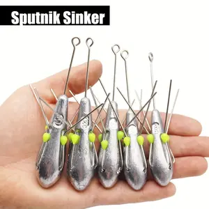 Fishing Lead Sinker, Long Tail Fishing Lure, Ocean Fishing Weights, Saltwater Sand Spider Weights, Fishing Accessories, Fishing Tackle