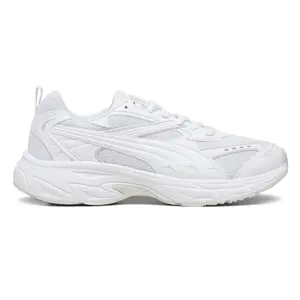PUMA Mens Morphic Base Lace Up Sneakers Shoes Casual - White PUMA Mens Morphic Base Lace Up Sneakers Shoes Casual - White