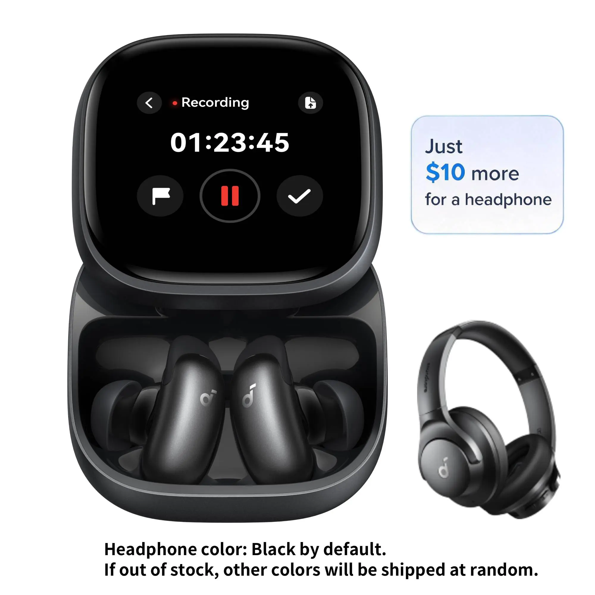 Limited $10 Upgrade: Liberty 5 Pro Max Midnight Black + Q20i Headband