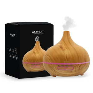SERENE 300ml Essential Oil Diffuser – Ultrasonic Aromatherapy Diffuser with Timer, 7-Color LED Night Light, and Quiet Operation