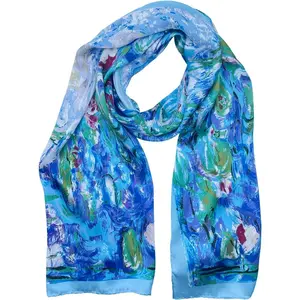 Mulberry Silk Scarf Women's Fashion Scarves Square and Long Bandana Shawls and Wraps Artist Collection