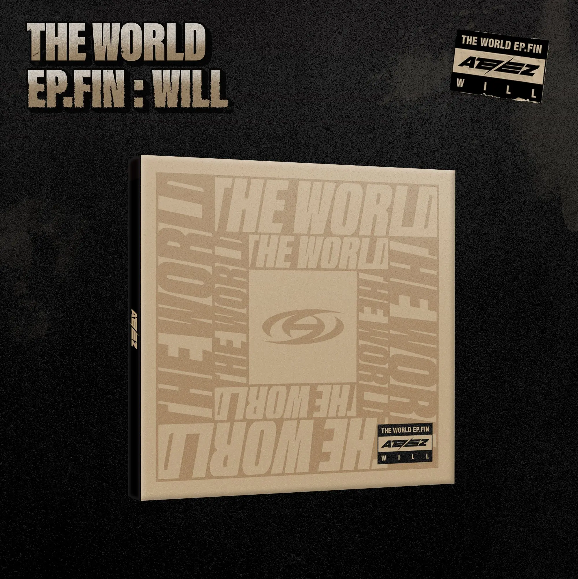 ATEEZ – THE WORLD EP.FIN : WILL [Digipack Ver] | 2nd Full Album K-Pop CD, 28p Booklet, Thanks To Message, Photocard, Sticker, ATEEZ Crazy Form Album