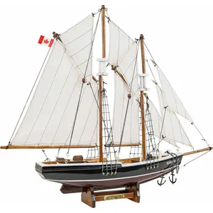 Wooden Sailboat Model Ship