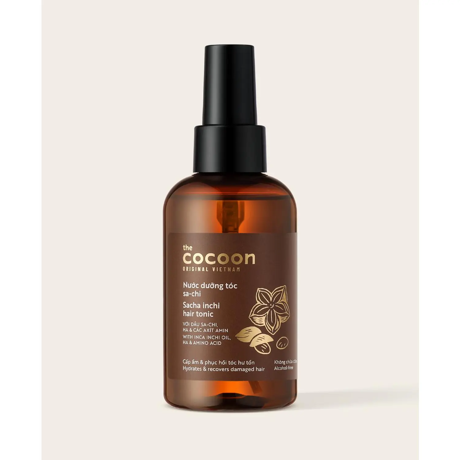 Cocoon Sacha Inchi Hair Tonic - 100% Vegan Cosmetics