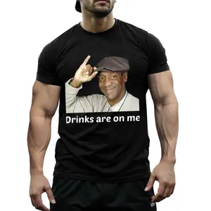 Mens Funny Drinking T-Shirt with Formal Graphic, Soft Breathable Cotton for Casual Outings & Bar Nights, Relaxed Fit Vibe Check Tee
