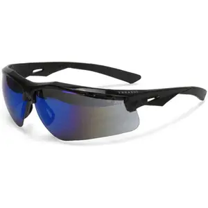 Radians Thraxus Safety Glasses with Blue Mirror Lens Radians Thraxus Safety Glasses with Blue Mirror Lens