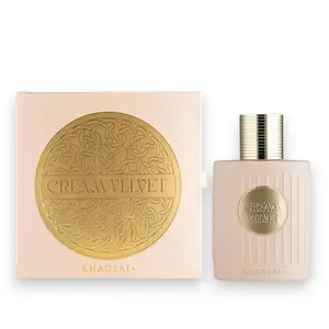 Khadlaj Perfumes | Cream Velvet | Eau De Parfum | Unisex Fragrance | 100 ML - 3.4 oz | Caramel - Honey & Vanilla Notes