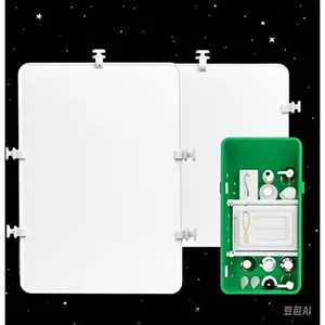 White Organizer Tray for Large Beach Bags - 2-Pack Space Divider Accessories - Waterproof & Durable Storage Solution - Non-Slip Compartment Organizer - Easy-Clean Bag Inserts for Travel & Tote