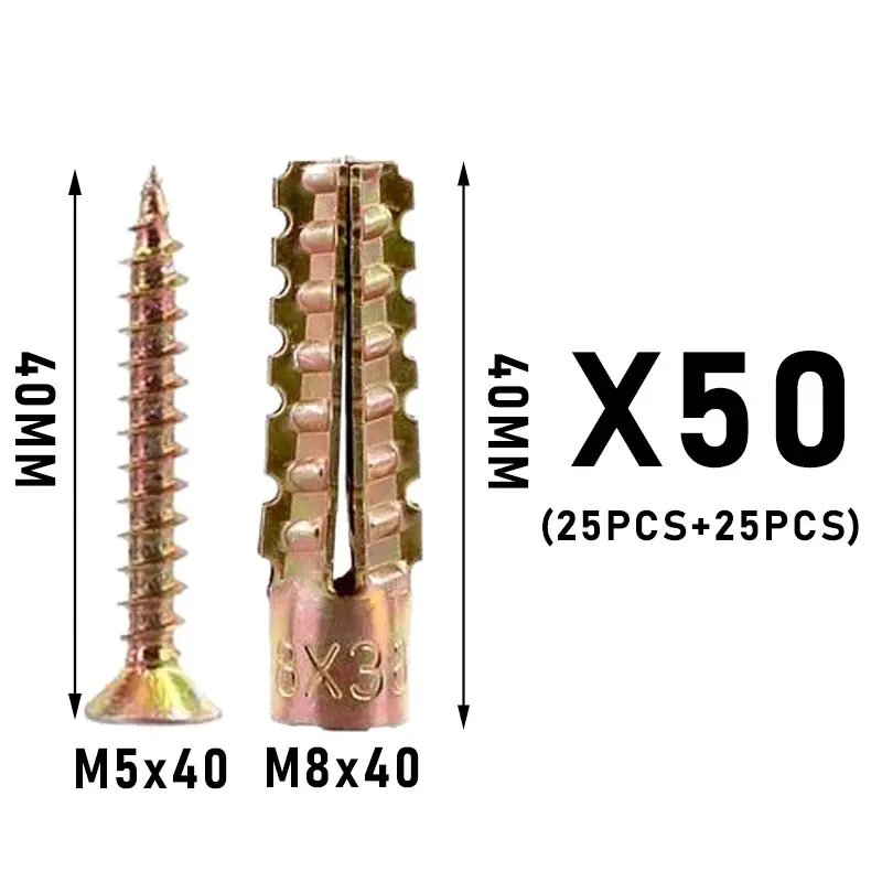 M8*50PCS（25+25）