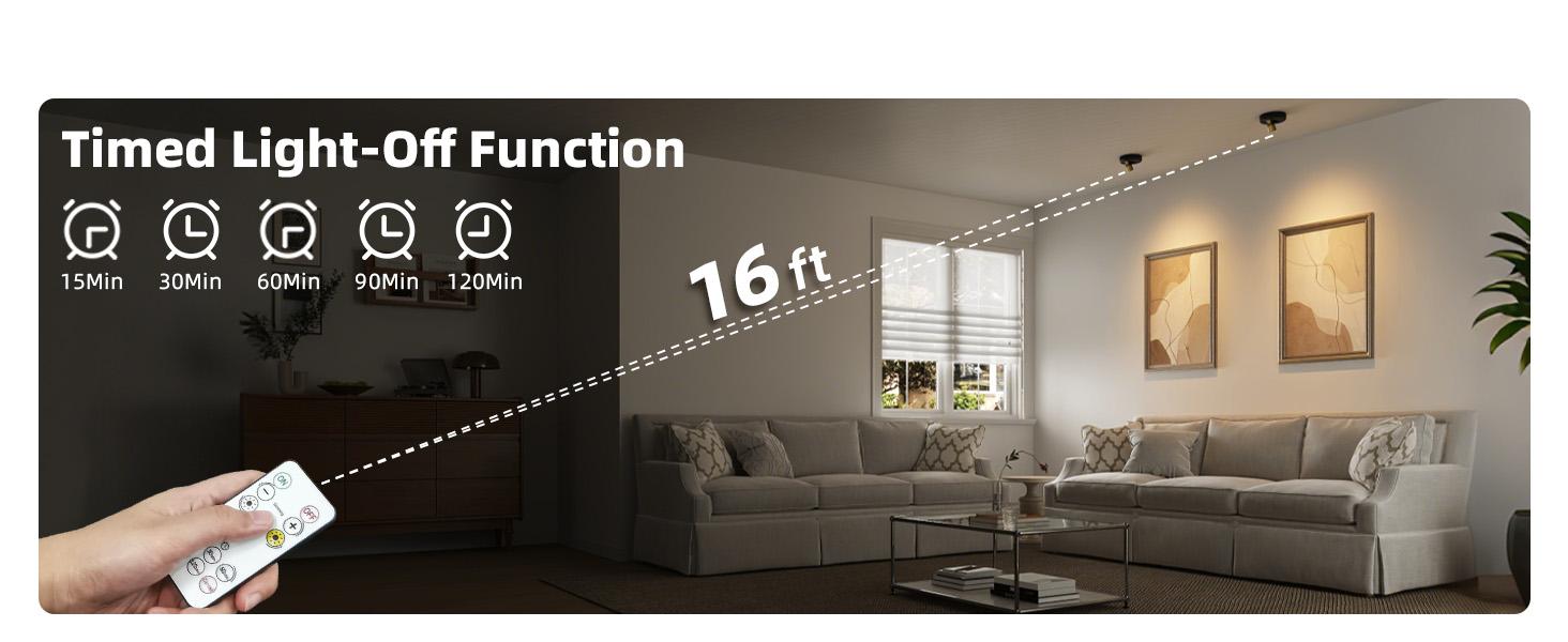 ISUNMEA Spotlight Indoor with Remote, 4000mAh Rechargeable Battery-Powered Plant Spot Lights, Wireless Mini Uplights with Dimmable & 3-CCT, Timer, Accent Lighting for Pictures, Art, Displays (2-Pack)