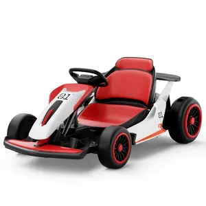 LIGIANT Planet X8 24V Electric Go Kart 300W with 2 Speeds, Wireless, Music, Soft Start, 7AH Large Battery & 5-Point Safety Belt for Kids