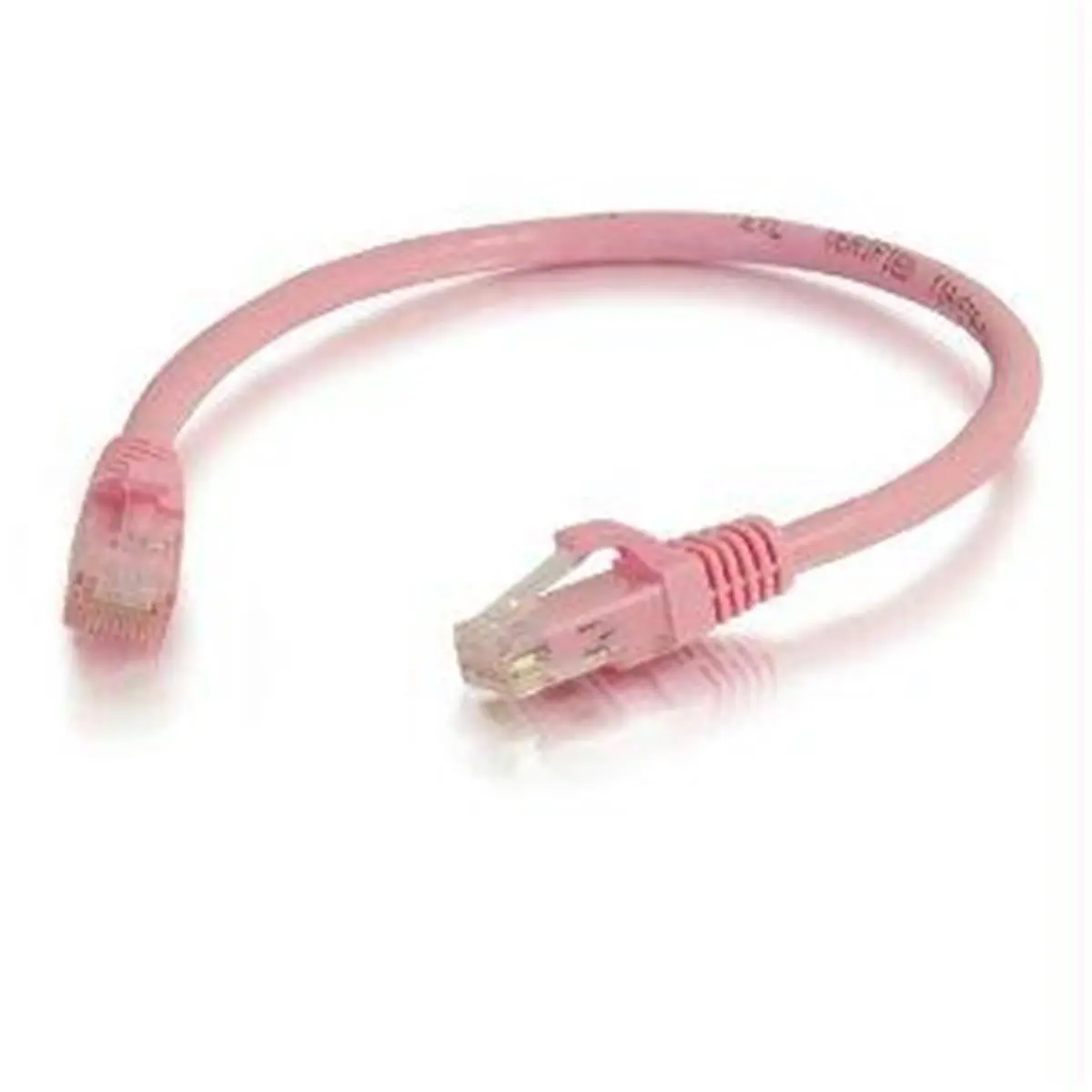 C2g 25ft Snagless Cat6 Ethernet Cable, Pink, High-Speed Networking Solution for Computers, Ethernet Cables