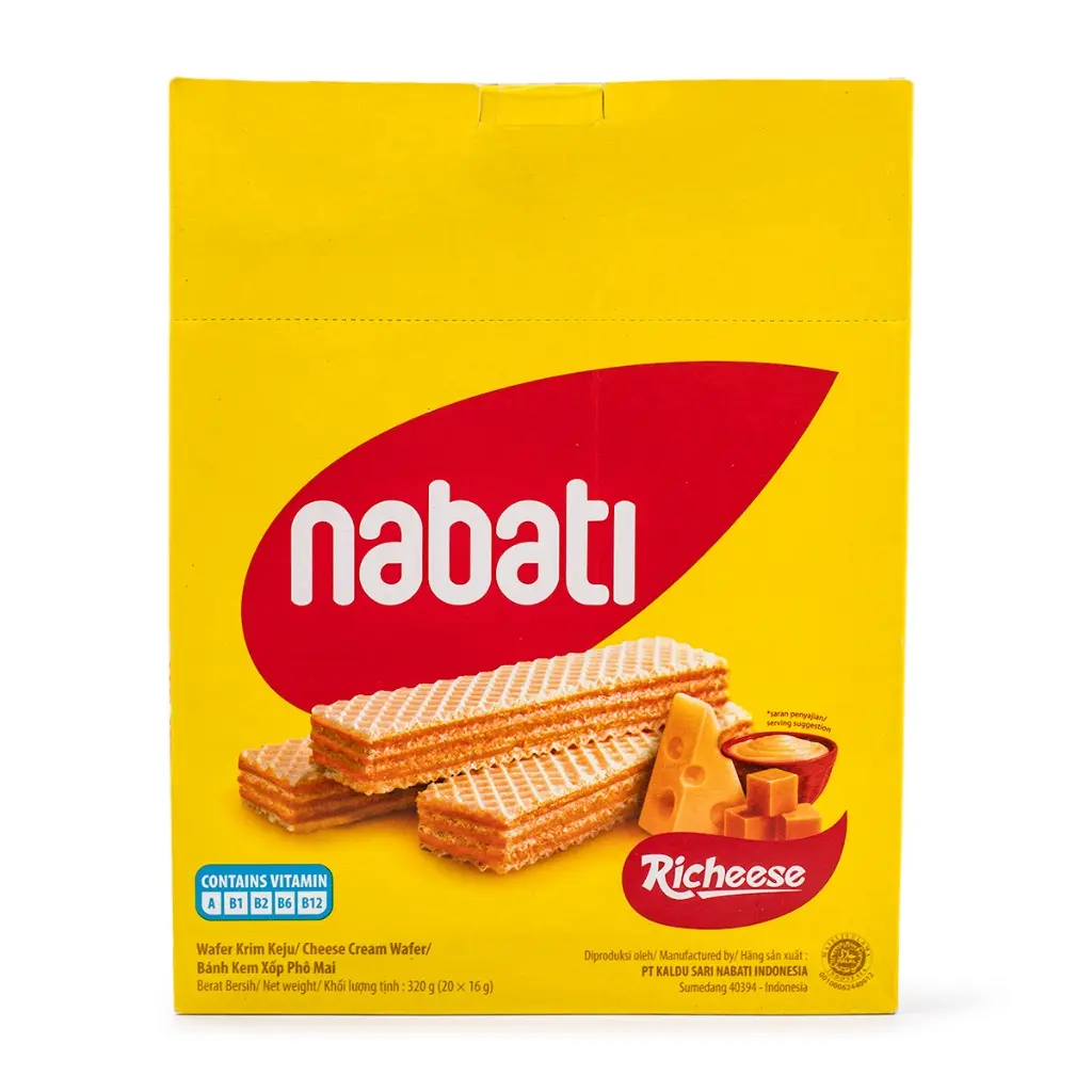 Nabati Richeese Wafer, Cheese Flavor 320 g Nabati Richeese Wafer, Cheese Flavor 320 g