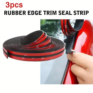30Ft Car Windshield Rubber Seal,Car Windshield Seal Strip,T Shape Automotive Weather Stripping for Front Rear Windshield,Automotive Door Sealing Strip Sunroof Seal,3pcx3m Total 30ft/354inch