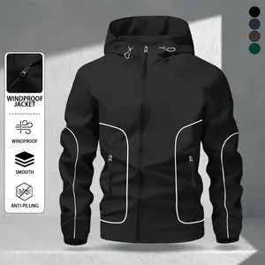 Men's casual jacket with adjustable hood, durable surface suitable for outdoor sports and everyday wear, versat hood lee christmas shoppingile for all seasons, making it an ideal gift choice for husbands, boyfriends, and relatives.