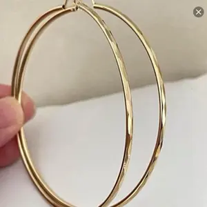 14k Gold Plated Hoop Earrings