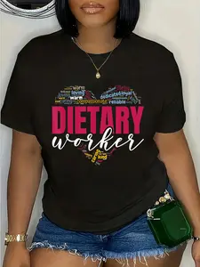 100% Cotton Dietary Manager Dietary Worker, Dietary Aide Appreciation T-Shirt