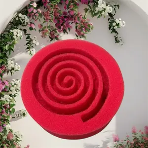 Custom Swirl Cuts on Sponges for DIY Purposes - Perfect for Creative Projects