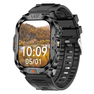 Smart Watch 2025 HD Touch Screen, LED Altimeter, Barometer, 100+ Sports Mode, 300mAh Battery, Fitness Tracker for Android iPhone Wearable Water Proof Bluetooth Alloy Digital icedwatches
