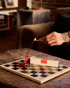 P. F. Candle Co. Plushed Vetiver Hi-Fi Incense Sticks 20 Vermilion-Hued Sticks for 1 Hour Burn Time with Cedar Leaf & Haitian Vetiver Scent