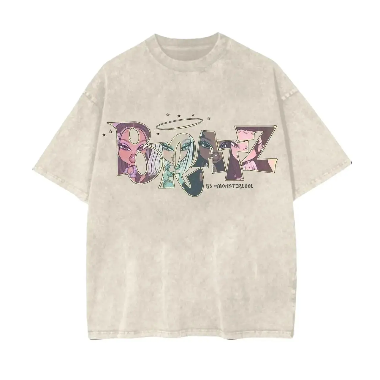Vintage Bratz Graphic T-Shirt, Bratz Shirt, World Tour, Y2k Tops Men Women Casual Cotton Short Sleeve Plus Size Tshirt, Gym Shirt, Gift for Fan Bratz, Trending Shirt 2025