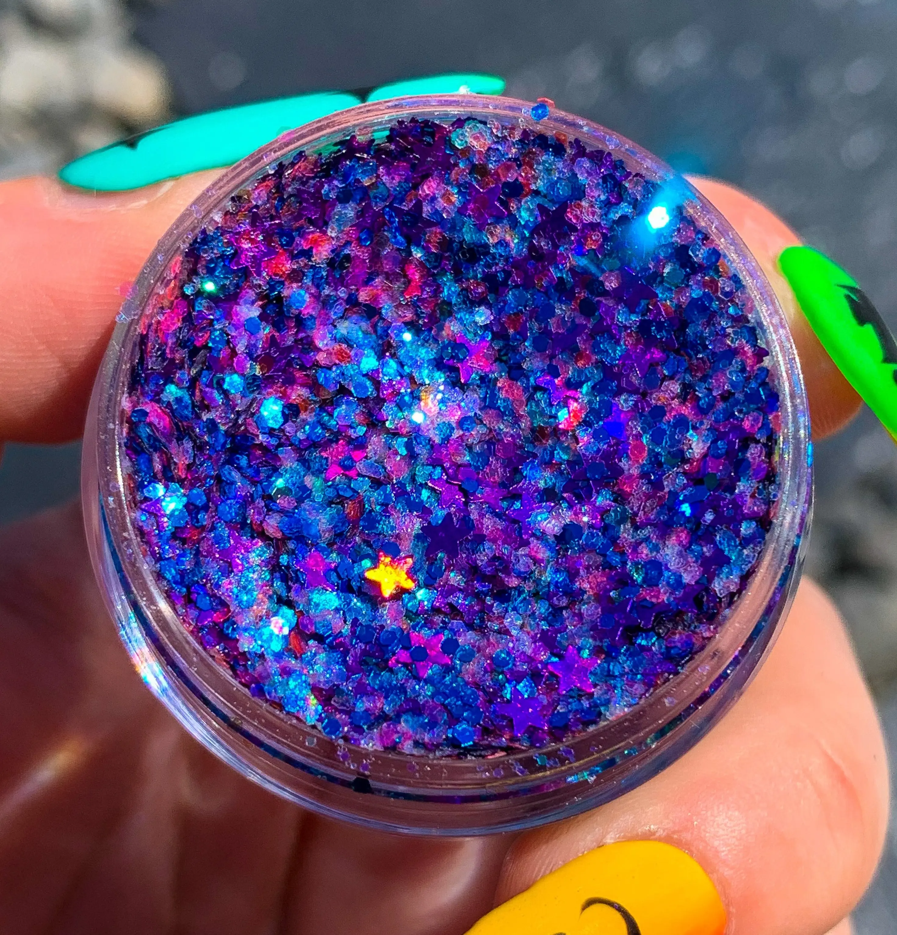 Fairy Fire Glitter Gel (Cryptfairy) - Slayfire Cosmetics Holographic + Metallic Cosmetic Glitter