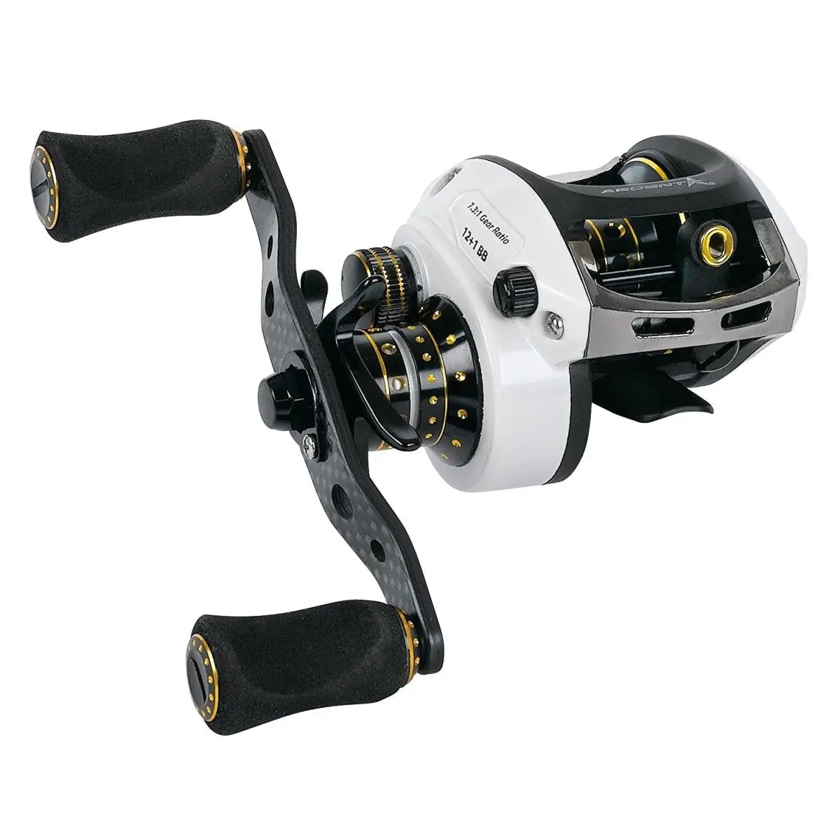 Ardent Apex Grand Casting Reel, High Gear Ratio 7.3:1, Lightweight Aluminum Frame with Deep V Spool for Sea Fishing & Lakes, Left Hand Retrieve, 5.9 oz, Long Handle, Sturdy, 7.3:1 Gear Ratio, Convenient Fishing Trips, Family And Friends, Memorable Fishing