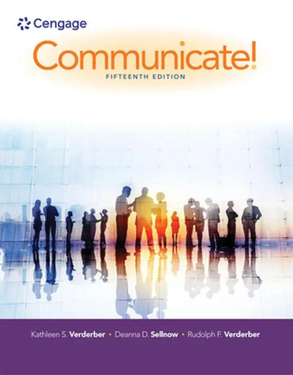 USED Book - Communicate! by Verderber, Kathleen S. (Paperback) - english