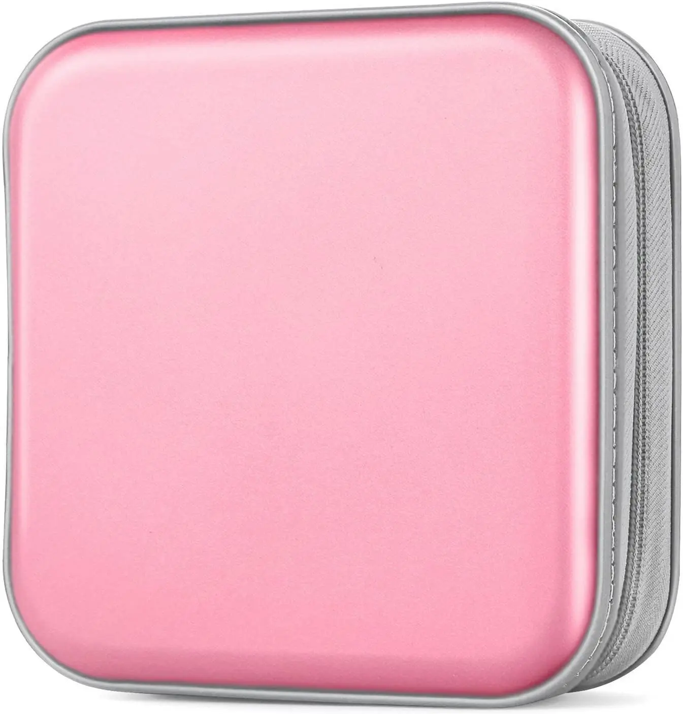 CD/DVD Case Wallet, Light , 48 Capacity, Durable Plastic and Non-Woven Fabric Material, Easy to Carry and Organize CDs and DVDs