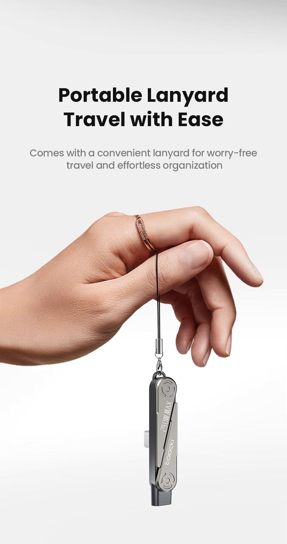 240W USB C Interface Adapter With Foldable Stand High Speed Data Transfer Plug And Play For Desktop And Home Use