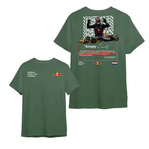 Formula Racing Driver Graphic T-Shirt, Motorsport Champion Car Design Tee, Speed Racing Fan Shirt, Vintage Racing Aesthetic Cotton Tee