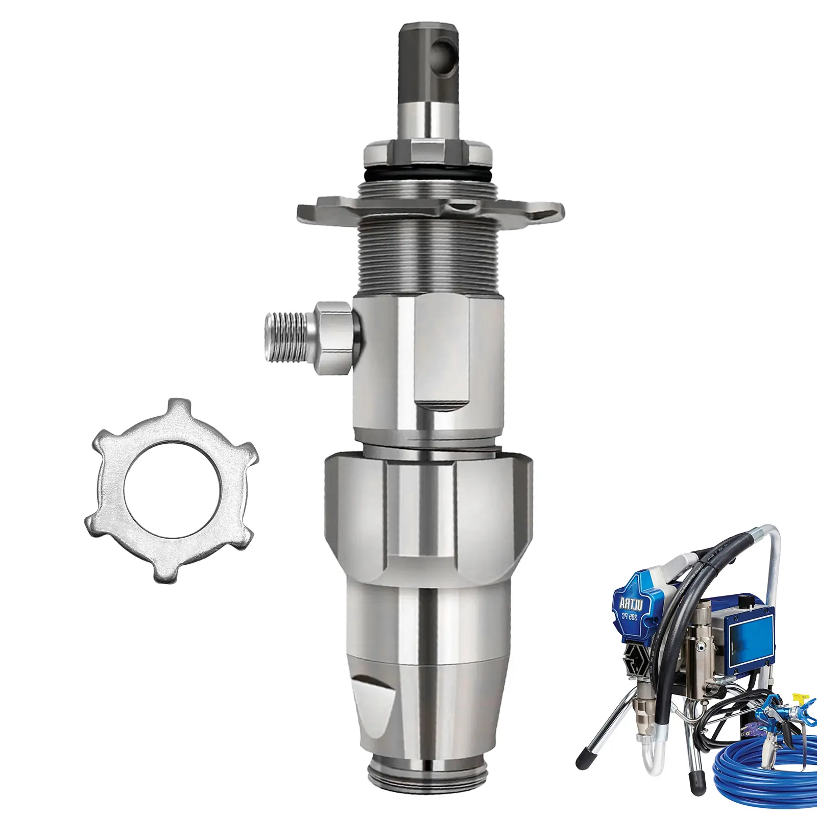 246428 Airless Spray Pump Fit for Graco Ultra Max II 390 395 490 495 595, LineLazer 3400, ST Max, NOVA Series – Compatible with 246-428, 17J552, Quick-Install High-Pressure