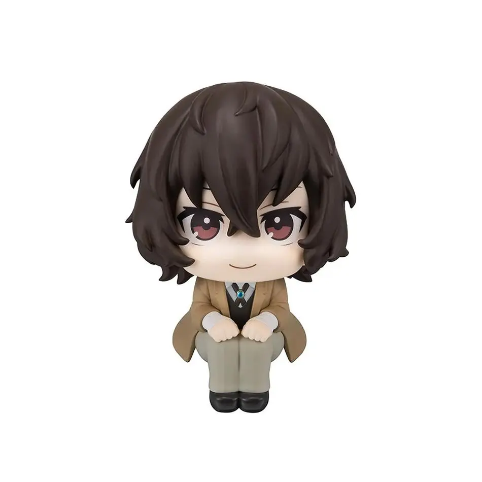 New 10cm Bungou Stray Dogs Anime Figure Look Up Nakajima Atsushi Action Figure Q Version Dazai Osamu Figurine PVC Collection Toy