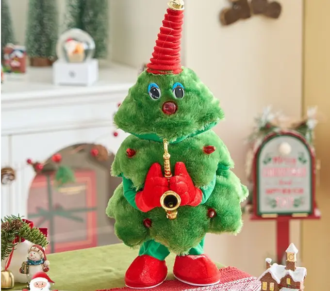 Dancing Christmas Tree with Saxophone – Ultimate Holiday Fun