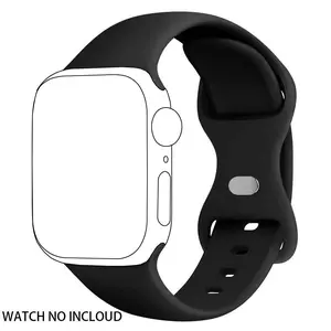 Silicone Watch Band (Band Only), Replacement Watch Band for iWatch Series 9 8 7 SE 6 5 4 Ultra 2, Smart Watch Accessories, Wearable, Smart Watch Straps, Smartwatch Accessories