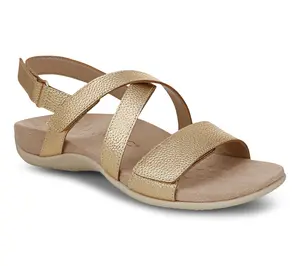 Vionic Adjustable Leather Slingback Sandals - Raya Vionic Adjustable Leather Slingback Sandals - Raya
