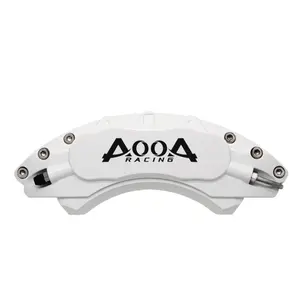AOOA Racing Aluminum Cover compatible for Jeep Wrangler Front and Rear Caliper (set of 4)