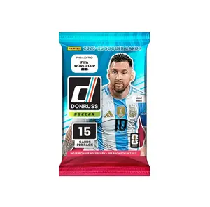 One 2025-26 Donruss World Cup Soccer: Single Pack from Blaster Box, Panini Donruss Road to FIFA World Cup Must be opened live.