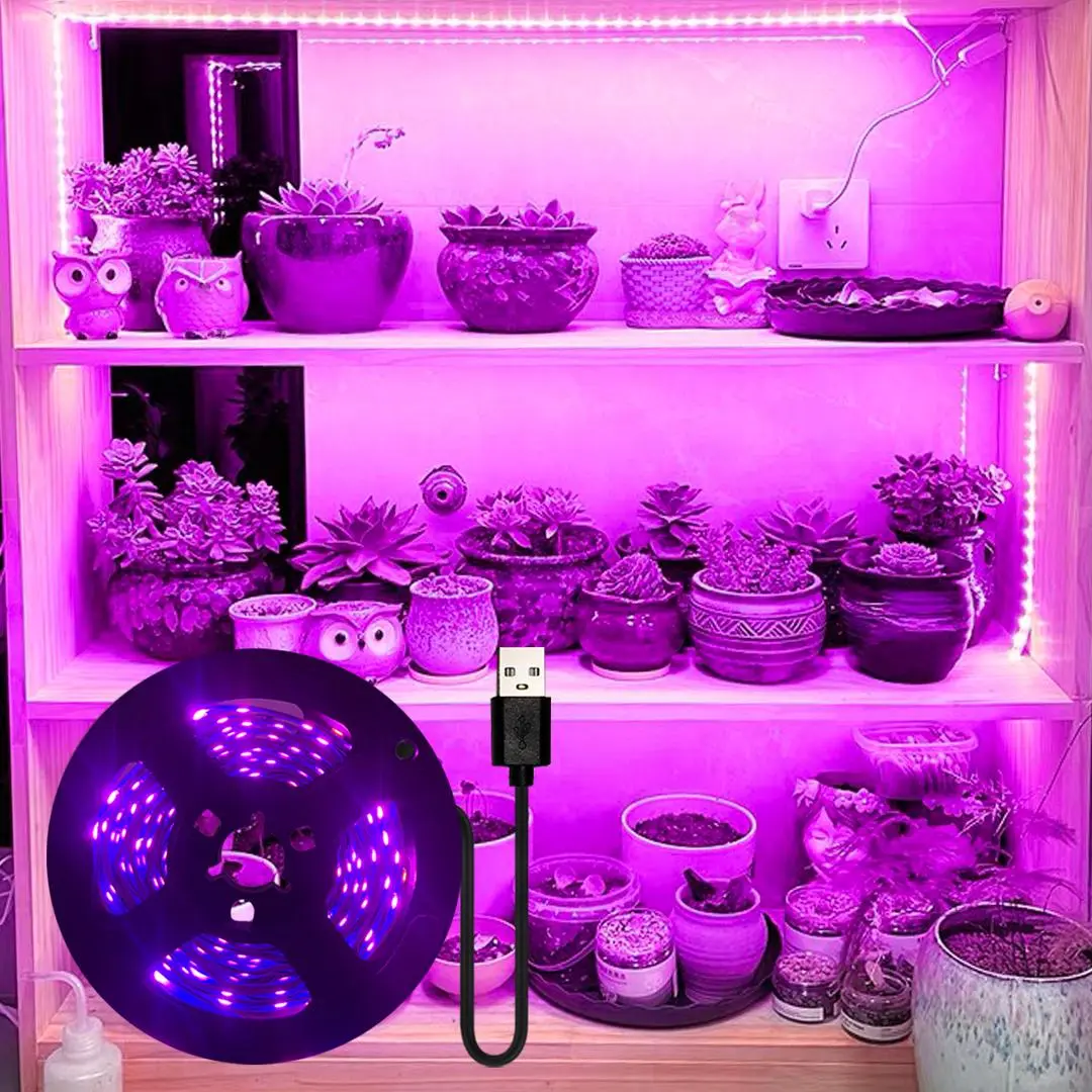 USB Powered LED Plant Growth Light, Plant Growth Lamp, Plant Growing Lamp, Plant Light for Indoor Greenhouse Cultivation Supplementary, Grow Lights for Indoor Plants, Grow Light for Seedlings