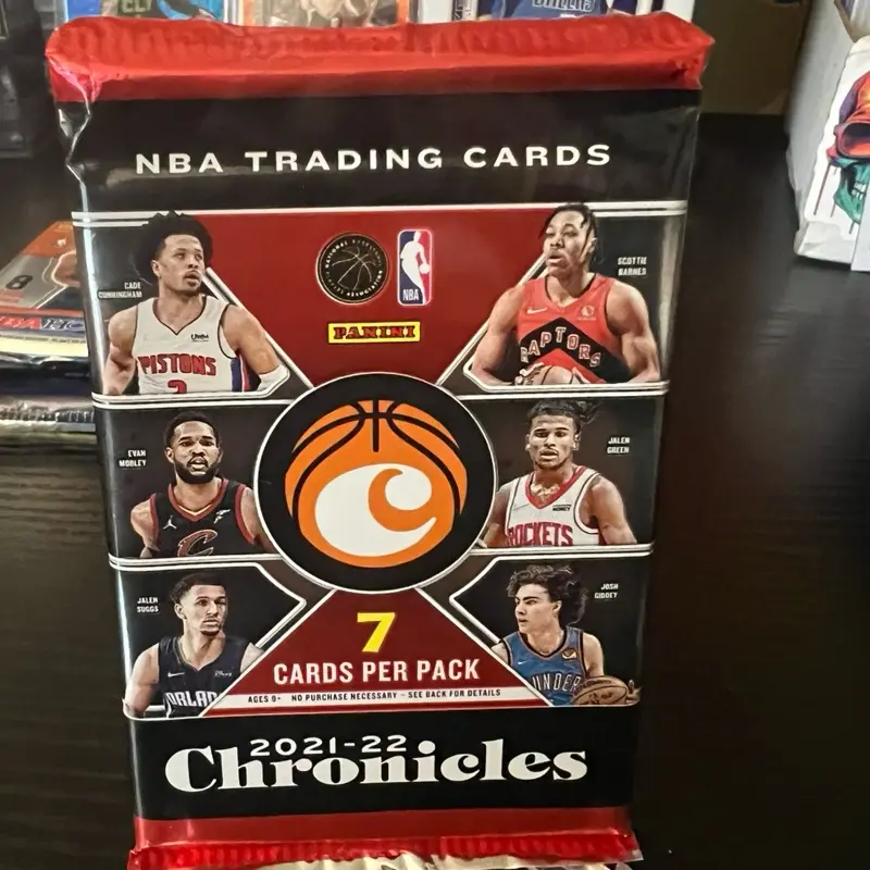 Panini 2021-22 Chronicles Blaster Pack NBA Trading Cards 7 Cards Per Pack Collectible Sports Memorabilia