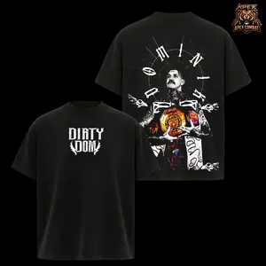 Dominik Mysterio Dirty Dom Wrestling Graphic T-Shirt, WWE Judgment Day Inspired Streetwear Tee, NXT Champion Design, Vintage Style Black Shirt, Oversized Cotton Unisex Casual Outfit, Modern Era Fan Apparel Gift