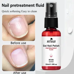 MTSSII 35ml Nail Pretreatment Fluid, Russian Manicure Pre- Solution, 15-Second Quick Softening Fluid, Nourishes & Prevents Lifting, Cuticle Care for Salon Use, for Nail Art Beginners Perfect Gift